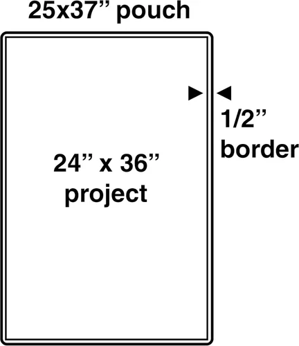 Miniatura 2 de Apache Poster Size Laminating Pouches, 2 Mil, 10 Pack, Holds 24 x 36 Inch Projects (25 x 37 Inch Pouch Size), Thermal Laminator Compatible