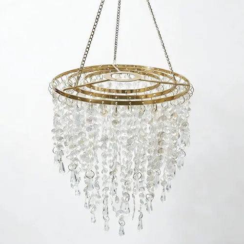 Miniatura 3 de Candelabros brillantes con cuentas iridiscentes de 8.6 pulgadas de diámetro para centro de mesa de boda, sala de estar, dormitorio, evento, fiesta