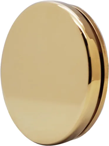Miniatura 11 de Westbrass Juego de adornos de bañera con punta de hongo con placa frontal flotante, latón pulido, D398RK-01