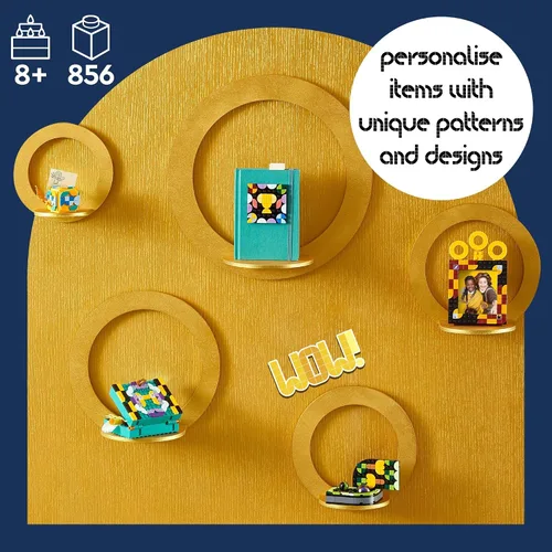Miniatura 3 de LEGO DOTS Hogwarts - Kit de escritorio 41811, accesorios y suministros de regreso a clases, artículos de decoración de escritorio y parche adhesivo