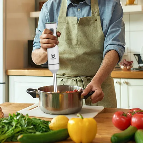 Miniatura 6 de Batidora de Mano Inalámbrica, UTALENT Batidora de Inmersión de Velocidad Variable de Mano Recargable, con Cable de Carga USB-C, Batidor de Huevos
