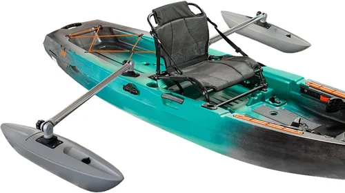 Brocraft Elevador de kayak/estabilizador de kayak/sistema estabilizador de kayak y canoa para sistema de pista de kayak/estabilizador de canoa