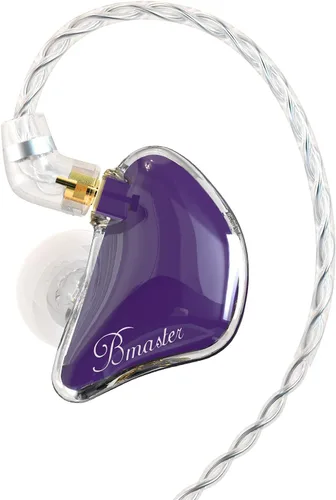 Miniatura 12 de BASN Bmaster Auriculares de Monitor Intrauditivo de Tres Controladores con Dos Cables Desmontables Adecuados para Ingeniero de Audio, Músico (Blanco)