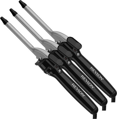 Miniatura 8 de Revlon Perfect Heat - Plancha rizadora de cerámica triple Para rizos en espiral suaves y sedosos (1/2 pulgada)