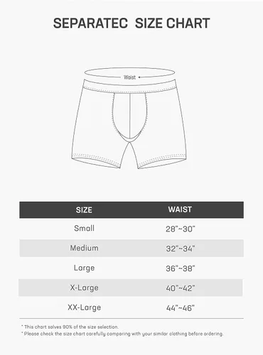 Miniatura 3 de Separatec Paquete de 3 calzoncillos tipo bóxer de micromodal para hombre, ajuste cómodo