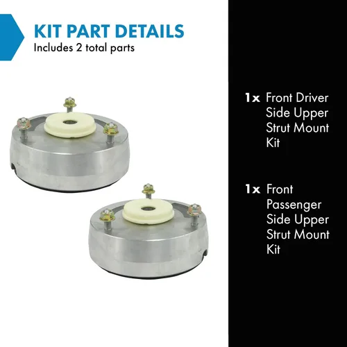 Miniatura 2 de TRQ Kit de montaje de puntal superior delantero compatible con BMW X5 2007-2013 2008-2014 X6