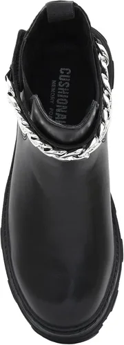 Miniatura 5 de CUSHIONAIRE Bota Chelsea Clover sin cordones con cadena desmontable + espuma viscoelástica para mujer