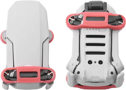 Miniatura 2 de SeiZed Soporte de hélice para hélice D-JI Mavic Mini/Mini de 2 hazs, cubierta protectora de silicona, accesorios para drones (color : gris)