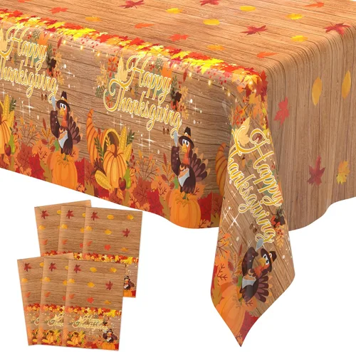 Miniatura 13 de Decoraciones para Fiestas de Fútbol, Paquete de 2 Manteles de Plástico para Fútbol (54x108 Pulgadas), Cubiertas de Manteles Rectangulares