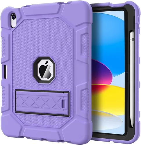 Miniatura 7 de Azzsy Funda para iPad 10.ª generación de 10.9 pulgadas, 2022, soporte integrado para lápiz Apple, funda protectora resistente a prueba de golpes