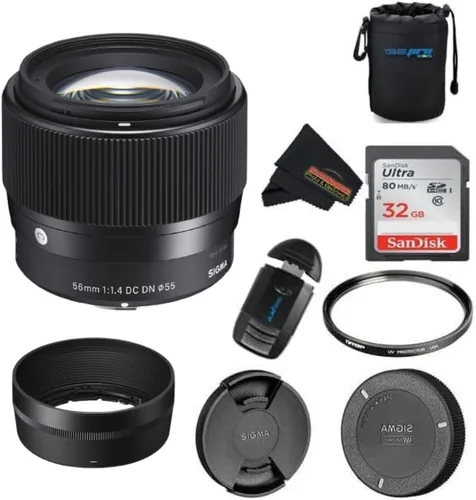 Miniatura 15 de Sigma 56mm para E-Mount (Sony) Objetivo de cámara fijo de primera calidad, negro (351965)