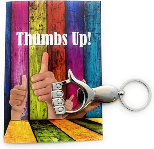Smiling Wisdom | | | 10 regalos a granel de pulgar hacia arriba | Tarjetas de felicitación de agradecimiento del equipo de empleados y llavero de