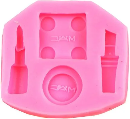 Miniatura 6 de O'Creme Molde de silicona para fondant, cosméticos: paleta de sombras de ojos; Uso para pudín de chocolate, dulces, gelatina, modelado de jabón