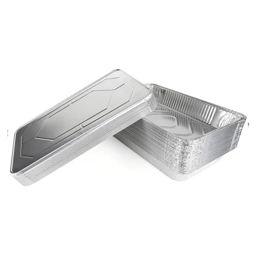 Miniatura 17 de IDL Packaging Sartenes de aluminio de tamaño completo para mesa de vapor, profundos, 21 x 13 x 3 pulgadas (paquete de 25) - Sartén desechable