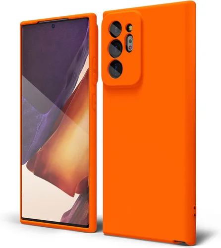 Miniatura 67 de oakxco Funda para teléfono Samsung Galaxy Note 20 Ultra de silicona líquida, bonita funda delgada y fina de goma suave TPU lisa y suave de gel
