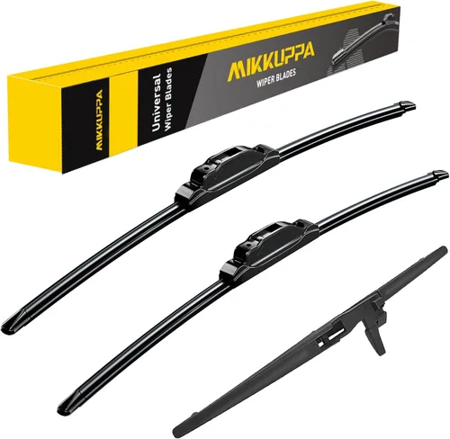 Miniatura 33 de MIKKUPPA Juego de 3 limpiaparabrisas de 22+21+12 pulgadas - Reemplazo para Dodge Durango 2011-2023, Jeep Grand Cherokee 2011-2013 - Limpiaparabrisas