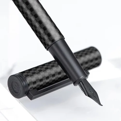 Miniatura 10 de Hongdian Bolígrafo Rollerball Bosque Azul Oscuro con Repuesto de Tinta Negra Schmidt, Diseño Clásico con Estuche de Metal para Firma de Negocios