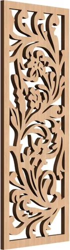 Miniatura 6 de Ekena Millwork WALW10X25X0375PRYRO Perry - Paneles de pared decorativos de madera con calado, 9 3/8 pulgadas de ancho x 24 3/8 pulgadas de alto