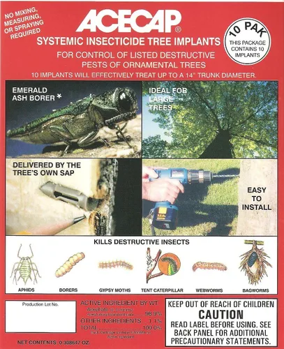 Miniatura 3 de Medicap Acecap AC12X5 - Implante sistémico para árbol insecticida (5 unidades)