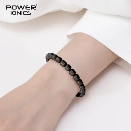 Miniatura 6 de Power Ionics Handmade Beaded Bracelets for Women and Men, Tourmaline, Eye of the Tiger, Obsidian, Lava Stone 8mm Beads and 3mm gold plated beads
