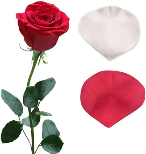 Moldes de flores de azúcar – Molde de veta para fondant de pétalos de silicona para boda, magdalenas, pastel, herramienta de decoración de pasteles,
