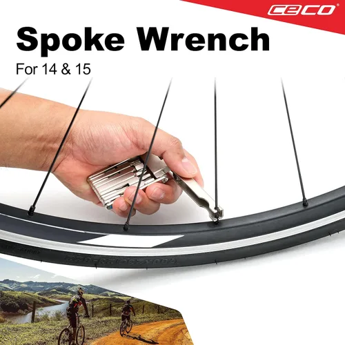 Miniatura 6 de CECO USA - Herramienta de bicicleta de 13 funciones con rompedor de cadena, multiherramienta para bicicleta, ultra delgada, tamaño de bolsillo