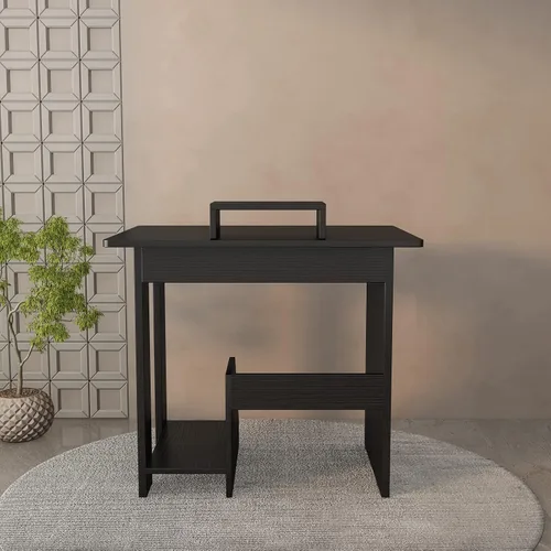 Miniatura 6 de Escritorio pequeño para computadora de 30 pulgadas con soporte para CPU, para oficina en casa, escritorio para computadora portátil con estante