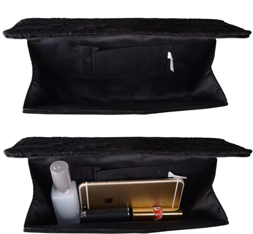 Miniatura 2 de Bolsos de embrague para las mujeres de encaje floral bolso de noche