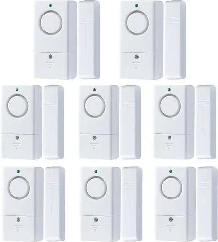 Alarma de ventana para puerta para niños, alarma de seguridad personal para el hogar con timbre para casa, RV, oficina, seguridad de negocios