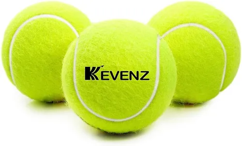 Miniatura 2 de KEVENZ Paquete de 12 pelotas de tenis de entrenamiento de presión estándar, altamente elásticas, más duraderas, buenas para entrenamiento