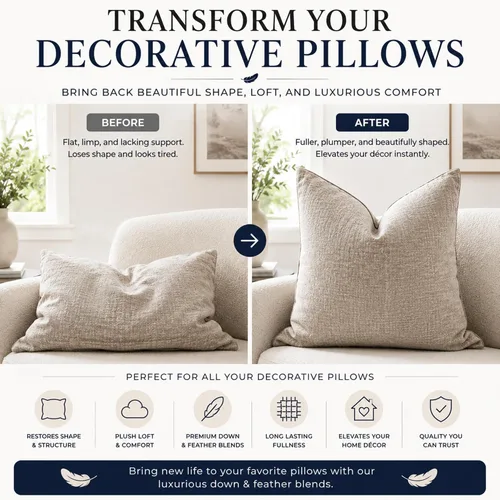 Miniatura 4 de East Coast Bedding Bulk Mezcla de Plumón y Plumas de Ganso 25/75 - Gris - Relleno de Calidad Premium para Almohadas, Cama, Throw, Sofá, Almohada