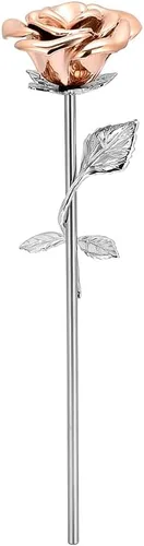 Miniatura 9 de XSMZB Urnas de cremación de rosas para cenizas, tallo largo, colorido recuerdo de cremación de rosas para cenizas, soporte conmemorativo para urna
