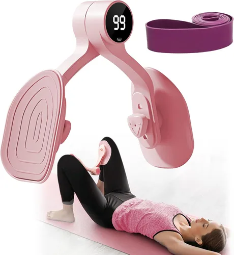 QIUTONG Entrenador de Muslos 2026 Actualizado, Entrenador de Muslos de 10-78LB, Ejercitador de Muslos Internos LED, Dispositivos de Ejercicio de