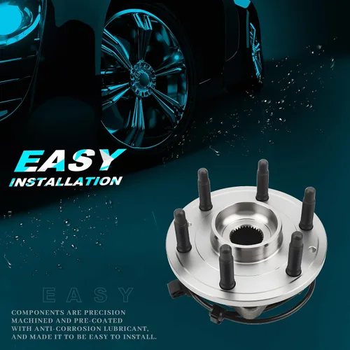 Miniatura 5 de IRONTEK 515036, montaje de buje y cojinete de rueda delantera 4WD/AWD compatible con Cadillac Escalade, Chevy Silverado/Tahoe/Suburban/Avalanche