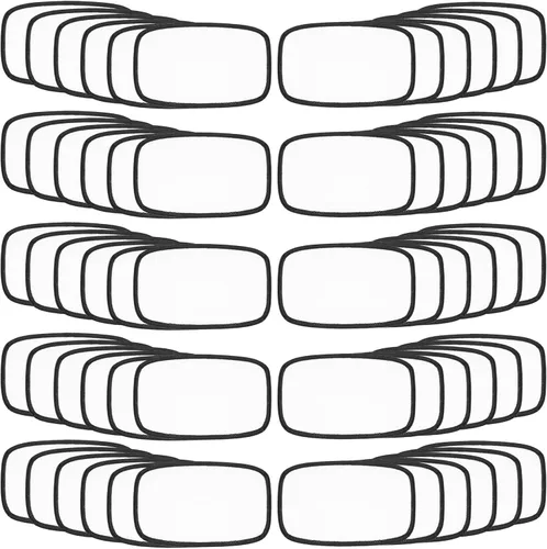 Miniatura 10 de 60 parches de sublimación, parches en blanco para planchar para manualidades, sombreros, gorras, mochilas, uniformes 3 formas