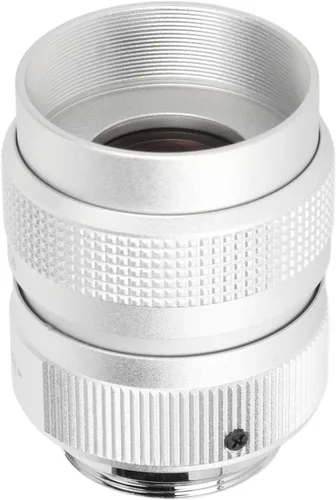 Miniatura 4 de Pomya Enfoque manual de gran apertura F1.4 de 0.984 in, lente de CCTV, lente MFT Prime para M43, tienda de soporte Almacén de estacionamiento (plata)
