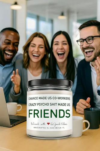 Miniatura 3 de Velas para compañeros de trabajo – Regalo divertido para compañero de trabajo – Vertido a mano en los Estados Unidos – 9 oz – Lindas ideas