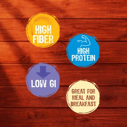 Miniatura 5 de Duru Bulgur grueso medio, 35.2 onzas (35.27 oz), bayas de trigo, 100% naturales y certificadas, alta fibra y proteínas, sin OMG, ideal para recetas