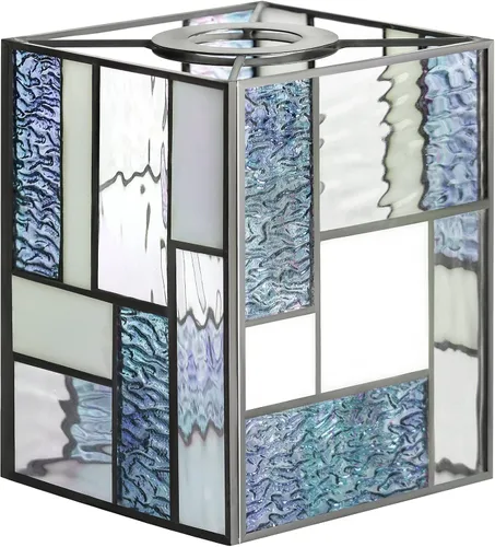 ARTZONE Tiffany - Pantalla de lámpara [5 pulgadas de ancho x 6 pulgadas de alto] hecha a mano para reemplazo de pantalla de lámpara/lámpara de