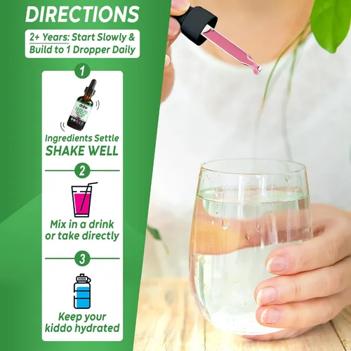 Miniatura 6 de Zeolite Detox & Suprarrenal Focus Support – Clinoptilolita Zeolita para niños y adultos Gotas líquidas con vitaminas B12 y D – Suprarrenal orgánico