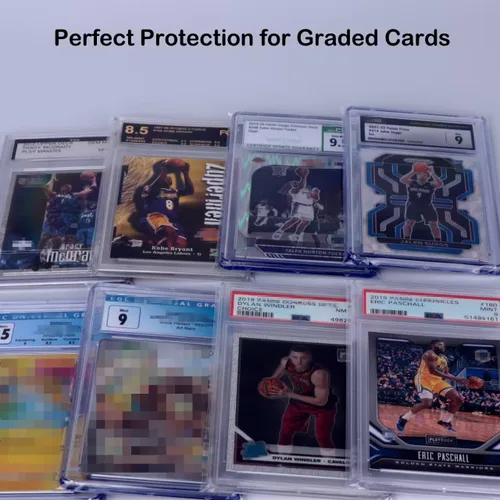 Miniatura 7 de Fundas graduadas resellables para losas de tamaño PSA, fundas de ajuste exacto compatibles con PSA, CSG, CGC, FGS, FCG y losas de tamaño similar