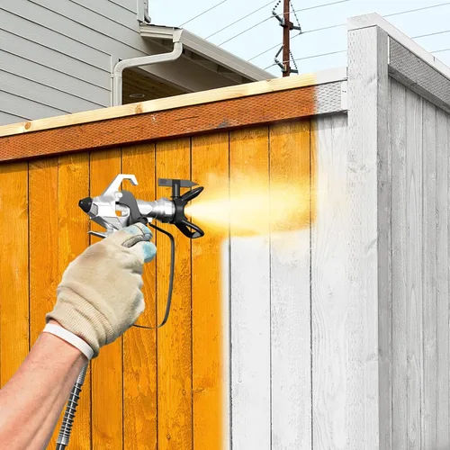 Miniatura 7 de Pulverizador de Pintura Sin Aire, Pistola de Pulverización Eléctrica de Alta Presión con Varilla de Extensión, Herramienta Profesional de Pintura