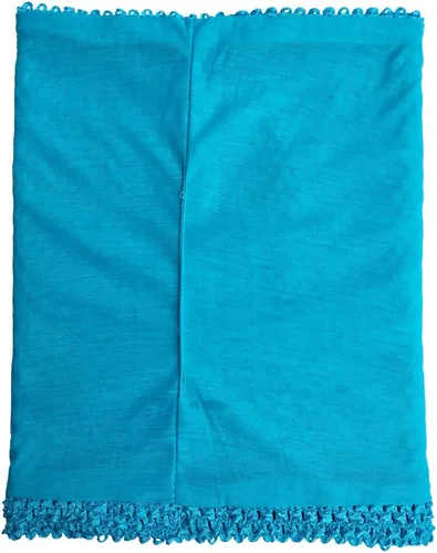 Miniatura 2 de momtutus Tutú de ganchillo turquesa forrado en la parte superior de 12 x 10 pulgadas, parte superior de tubo de ganchillo elástico, talla L, Turquesa
