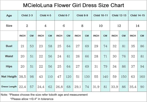 Miniatura 14 de MCieloLuna Vestidos de niña de flores para boda con nudo de lazo elegante de satén para primera comunión