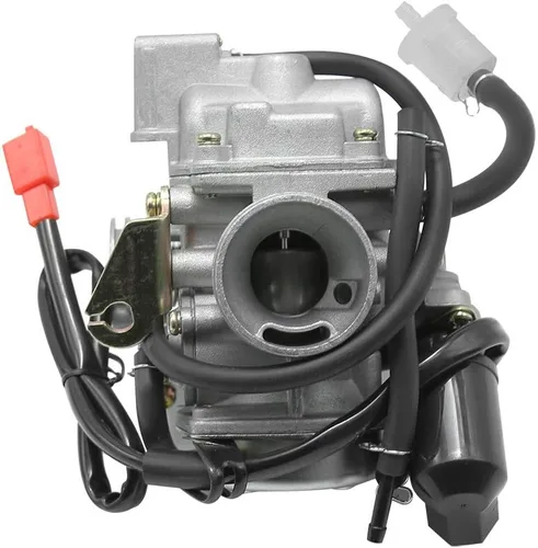 Miniatura 2 de Carburador PD24J para GY6 de 4 tiempos 125cc 150cc ATV Go Karts Scooter Ciclomotores QMJ/QMI157 QMJ/QMI152 - Colector de admisión Fiameter 24mm