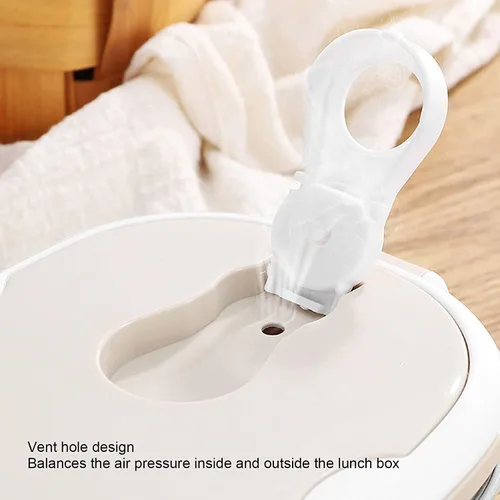 Miniatura 5 de Lonchera de 60.9 fl oz, recipientes de almuerzo de acero inoxidable 304 para adultos, portátil, a prueba de fugas, ecológica, para alimentos fríos