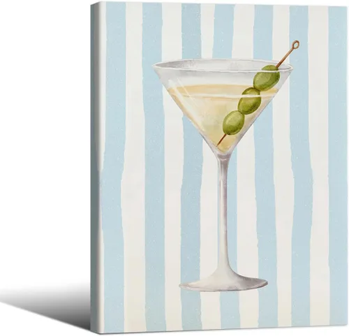 Miniatura 25 de Pósteres vintage de Martini rosa a la moda, cócteles, bebidas alcohólicas, impresiones artísticas de pared para el hogar, apartamento, cocina, bar