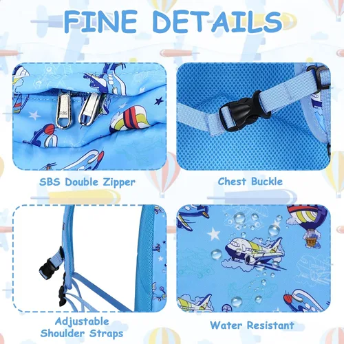 Miniatura 3 de CAMTOP Mochila preescolar para niños, mochila de jardín de infantes, mochila escolar, M
