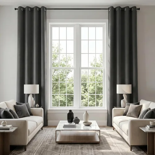 Miniatura 125 de Cortinas opacas de 72 pulgadas extra anchas para dormitorio, puerta corrediza de vidrio y patio, 2 paneles con ojales para oscurecer ventana grande