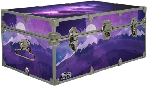 Miniatura 8 de C&N Footlockers Troncos de almacenamiento de diseñador – Temas de alta tecnología – 32 x 18 x 13.5 pulgadas – Duradero y construido para durar